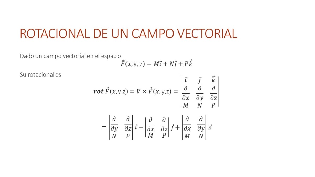 Divergencia y rotacional. Cálculo vectorial. – Herramientas de cálculo